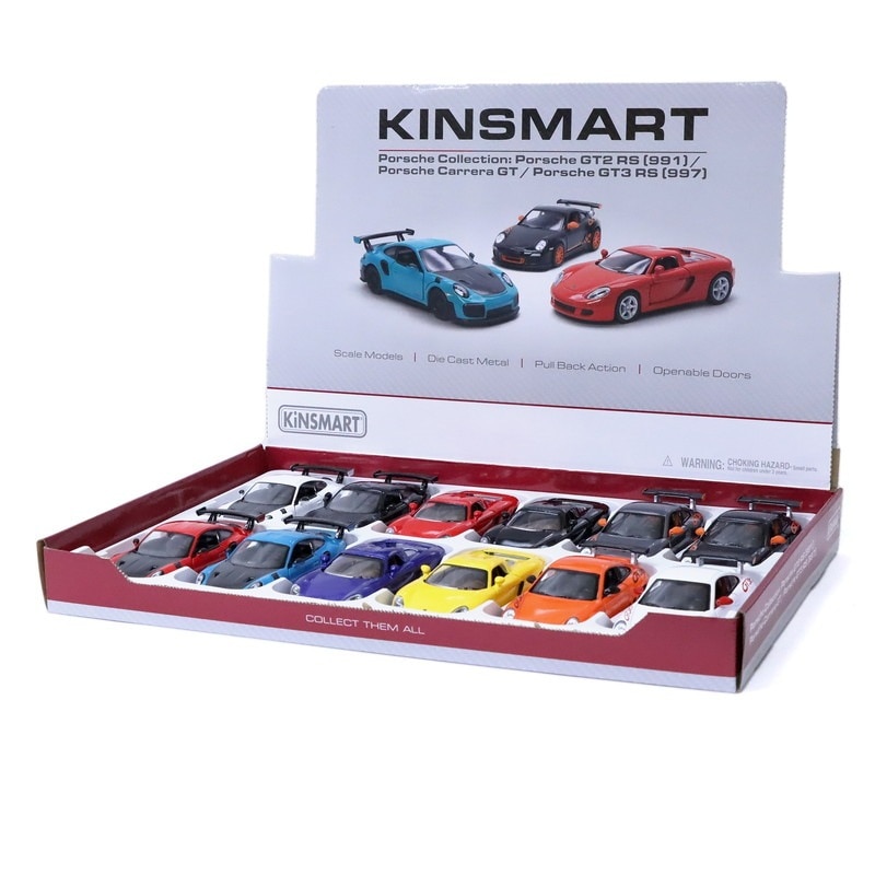 KiNSMART ミニカー ポルシェコレクション 3車種×4色アソート No.201