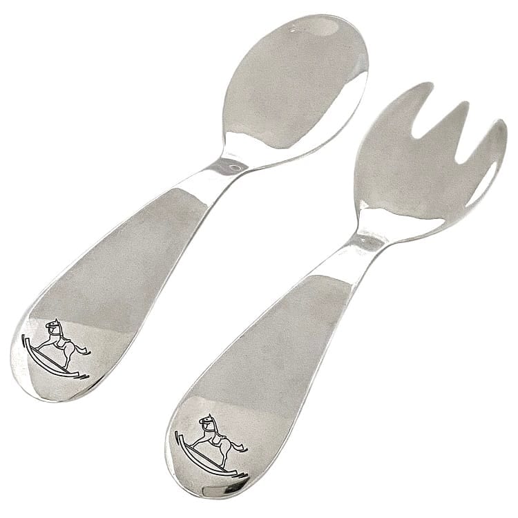 エルメス ファースト カトラリー セット シルバー 美品 ベビー 925