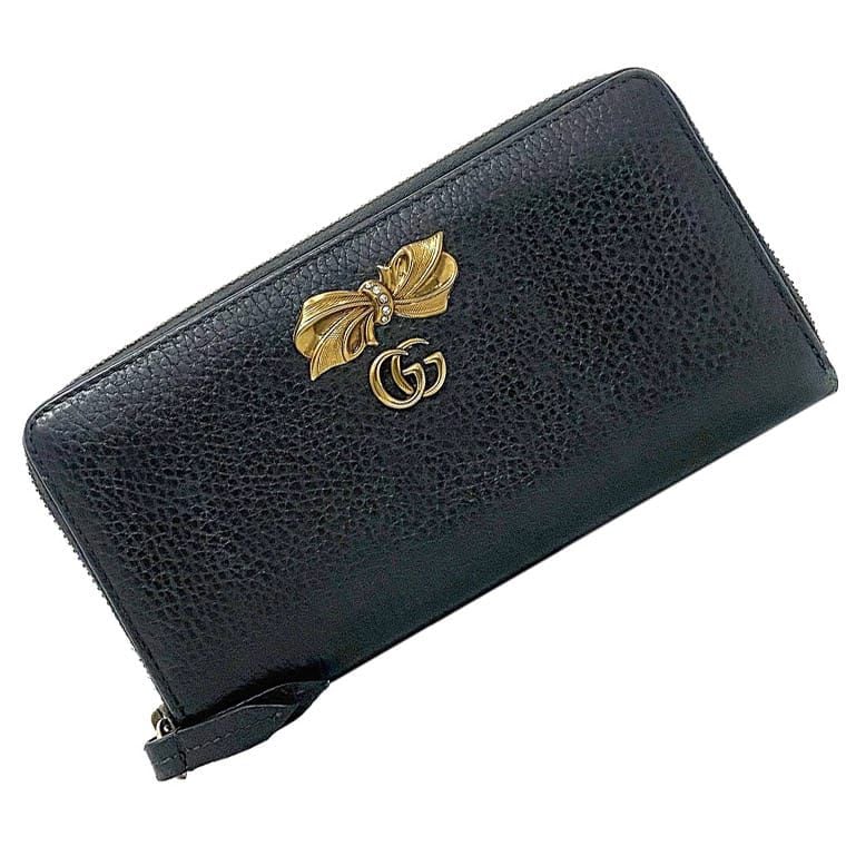 GUCCI☆グッチ GGキャンバス ラウンドファスナー 長財布☆ GUCCI GG