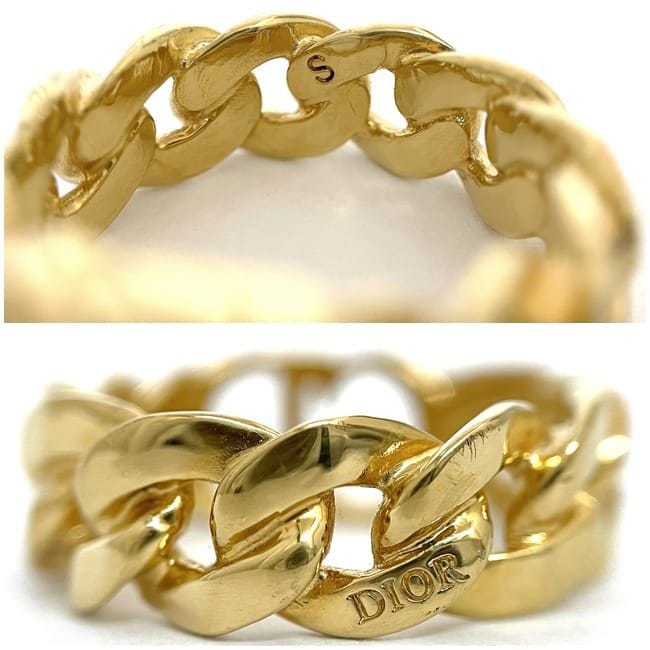 クリスチャン ディオール リング ゴールド ec-20379 美品 チェーン 10