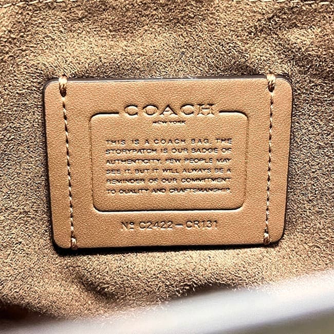 コーチ ショルダーバッグ ブラウン シグネチャー CR131 美品 PVC