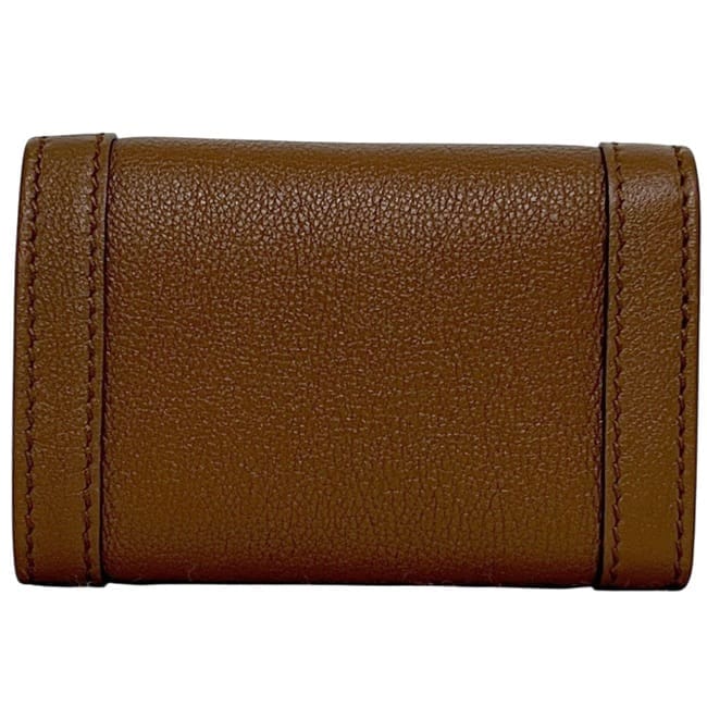 グッチ 6連 キーケース ブラウン バンブー ビー GGマーモント 658636