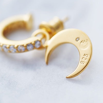 ≪Crescent Luna/クレセントルナ≫LUNA PIERCE/ルナピアス GOLD