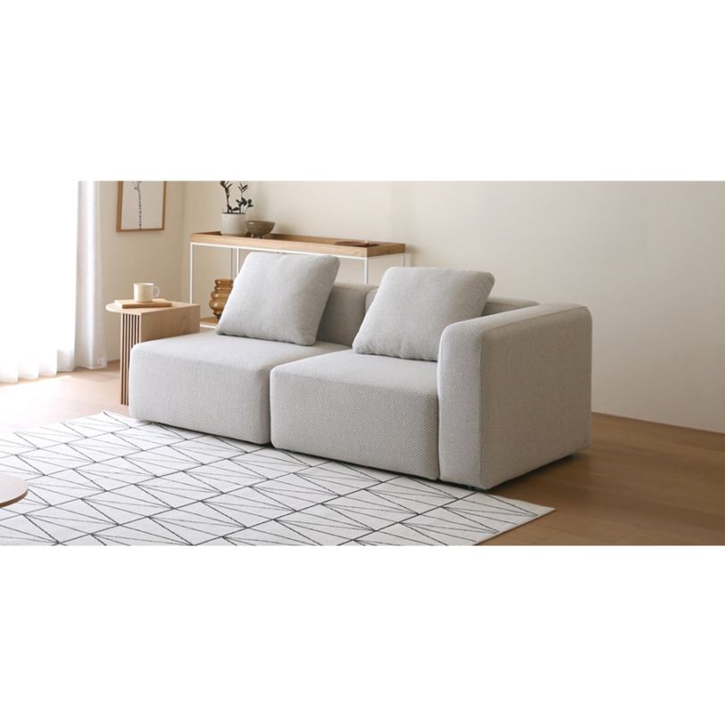 SUMOWA SOFA シェーズロング（左肘）ベージュ【欠品中：3/10入荷予定】