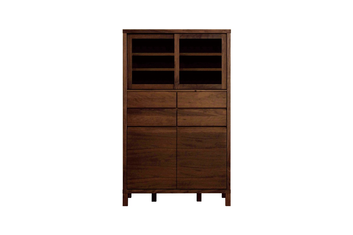 CANO 85カップボード ウォルナット