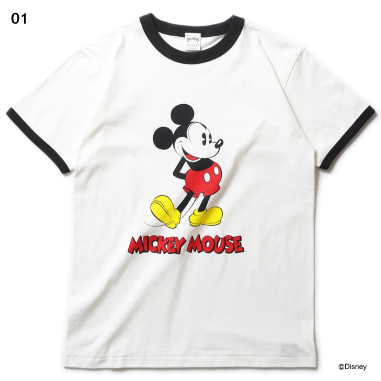 HOUSTON / ヒューストン 22225 【HOUSTON】 MICKEY PRINT RINGER S/S