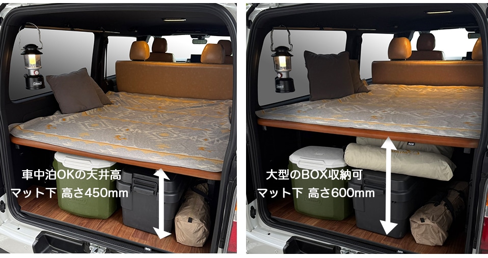 標準S-GL用【チークブラウン】レザータイプ ベッドキット ハイエース