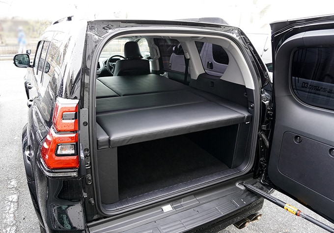 ランドクルーザー プラド150系 5人乗用 後期 ベッドキット 荷室棚 TX