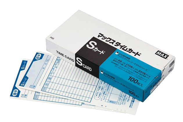 MAXタイムレコーダーER-Sカード｜レジスター伝票と店舗用品の店