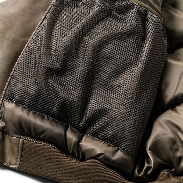 TIGHTBOOTH x SEEDA】ADRENALINE LEATHER DOWN JKT タイトブース