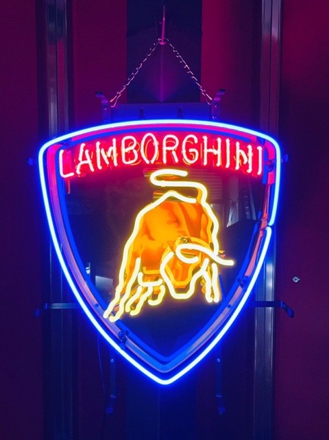 LAMBORGHINI ランボルギーニ ネオン看板 照明 ライト | ネオン管