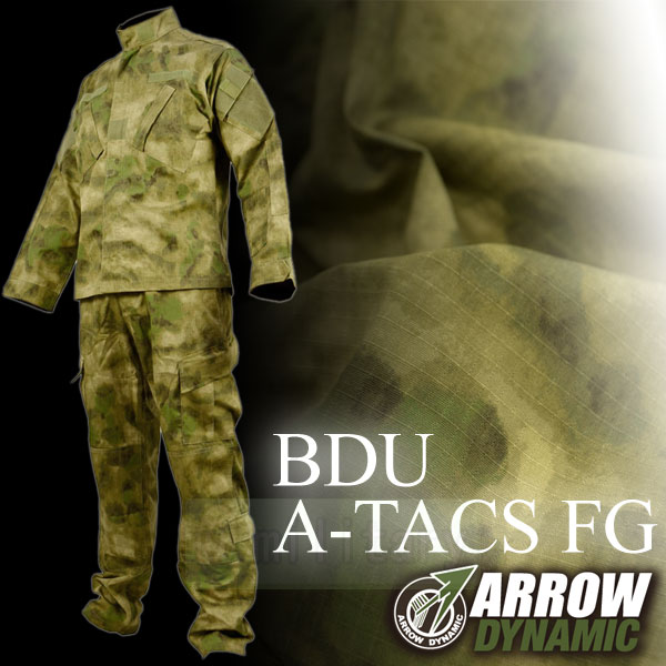 ARROW DYNAMIC (アローダイナミック) BDU 森林迷彩 A-TACS FG 上下
