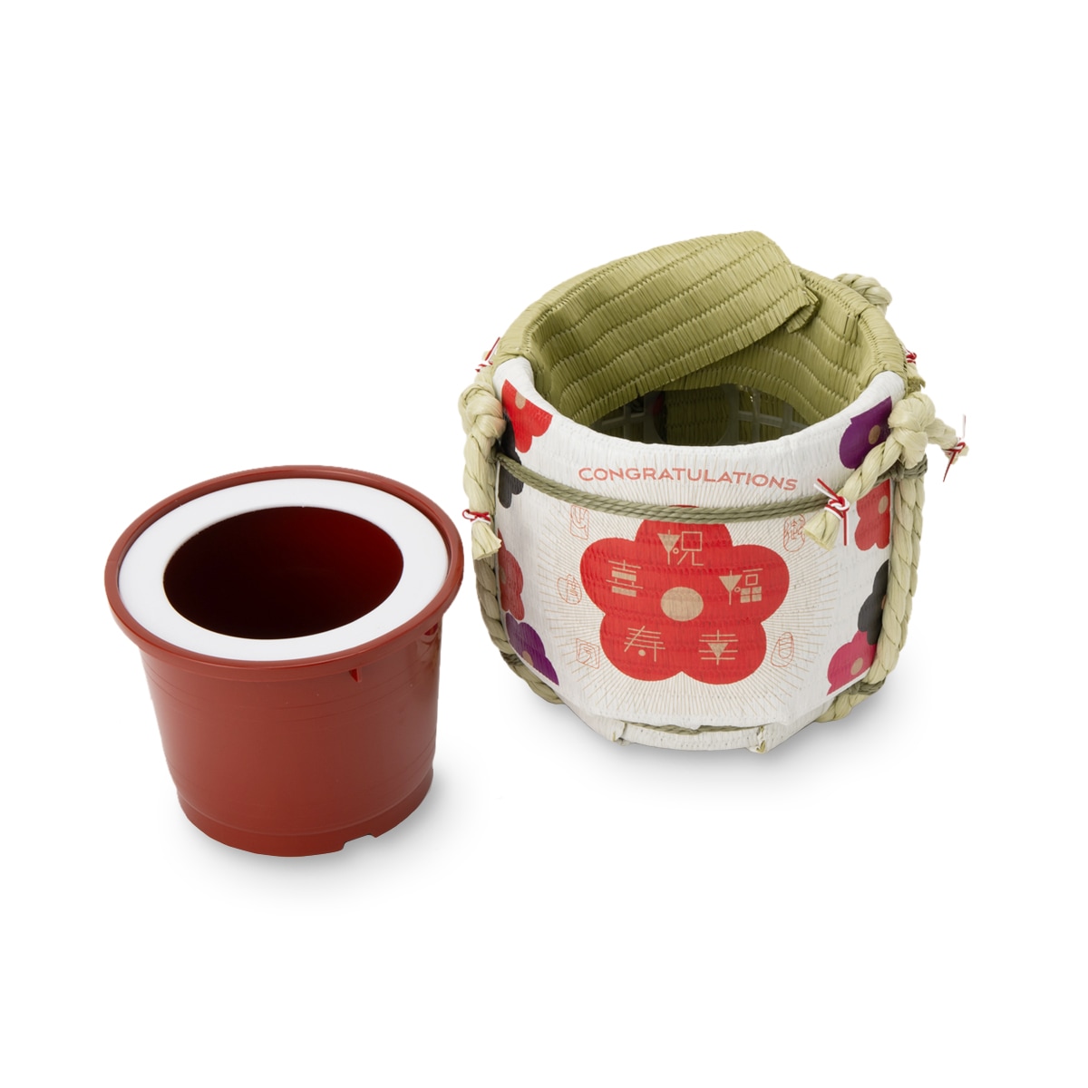 ミニ鏡開きセット◇ミニ鏡開きセット 古希｜明治創業菰樽専門店岸本吉