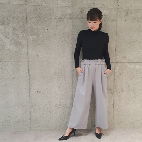 37.5】ウエストギャザータックパンツ【6237761】 | ボトム