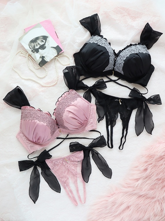 E70♥️ love2nd LOVEMEオープンブラオープンショーツセットラブラン