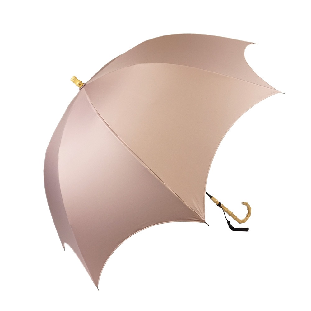 100％完全遮光 日傘/雨傘/晴雨兼用傘 竹製ハンドル バンブーハンドル