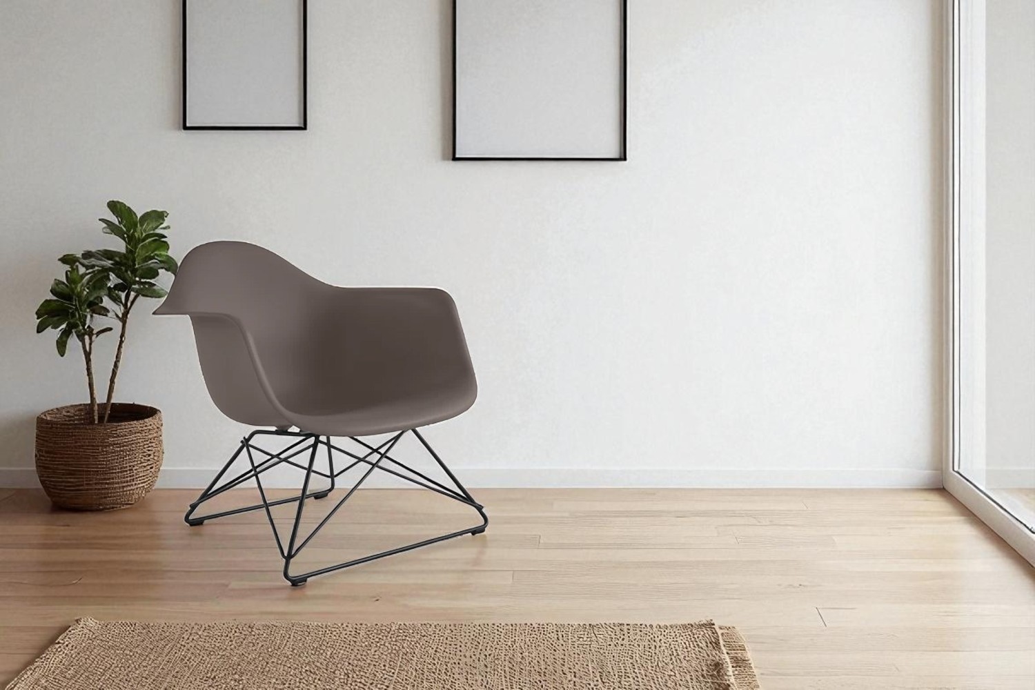 イームズプラスチックシェルアームチェア ローワイヤーベースの通販