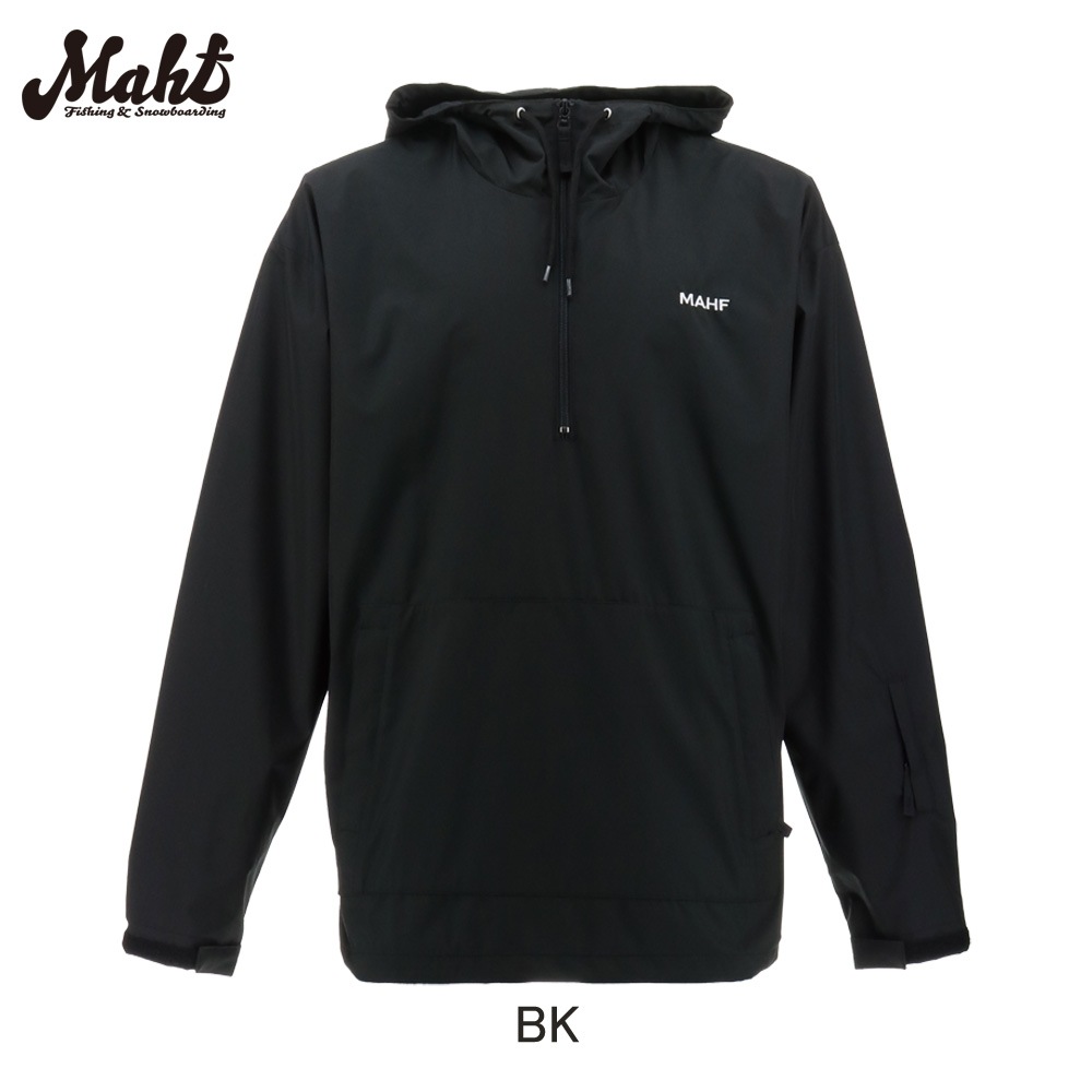 MAHF ハーフジッププルオーバージャケット XXLサイズ バーガンディ