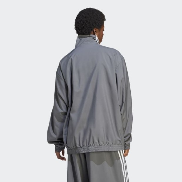 レディース ADILENIUM オーバーサイズ トラックトップ グレーファイブ