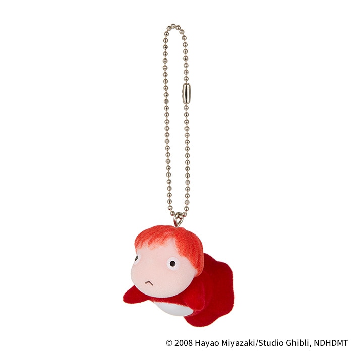 崖の上のポニョ フロッキングキーチェーン ポニョ|【ぬいぐるみの