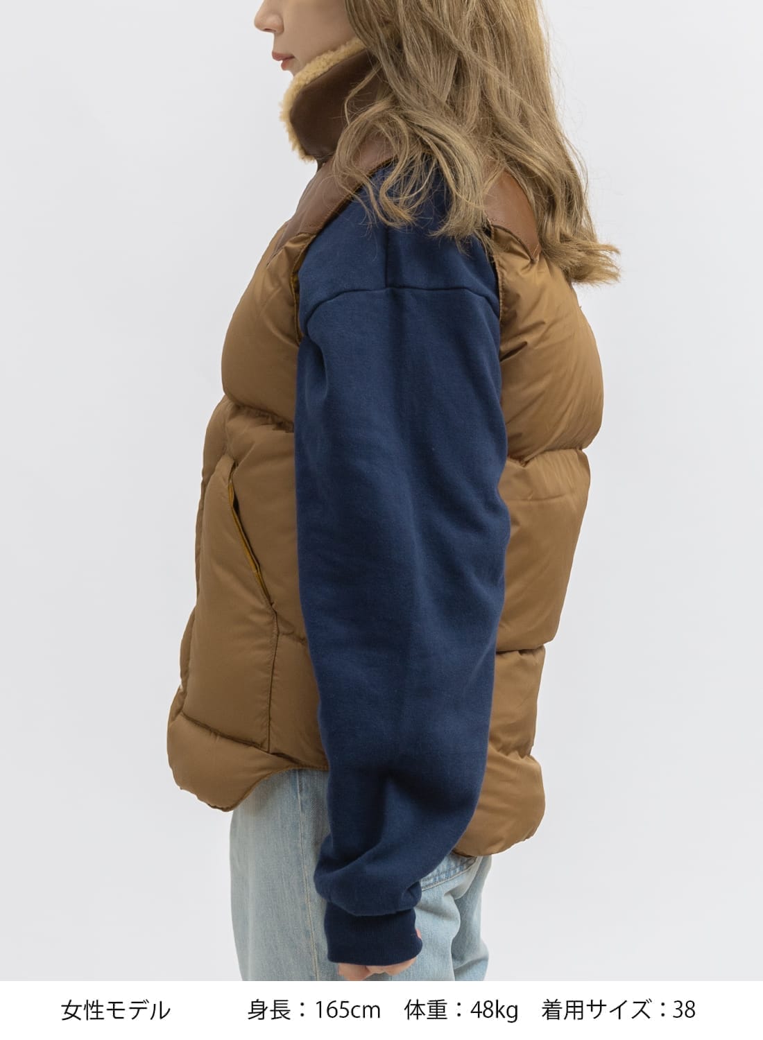 マウンテンロックスター DOWN VEST Sサイズ マウンテンロックスター