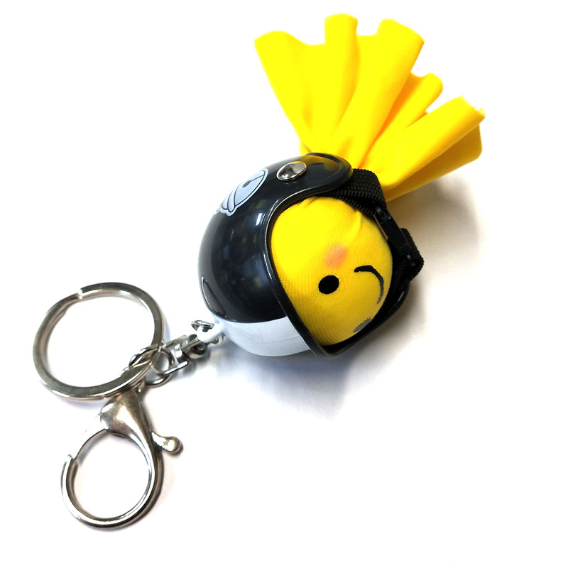 てるぼう＆ヘルメットキーホルダーセット『ベル』 雨 梅雨 てるてる