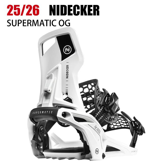 2026 NIDECKER ナイデッカー SUPERMATIC OG スーパーマティック WHITE
