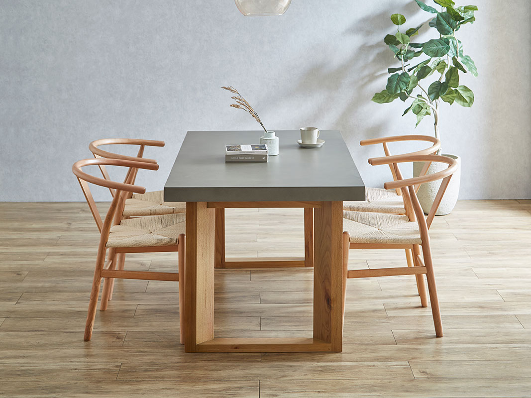 ダイニング 5点 セット テーブル 幅160＋チェア4脚 ガレット