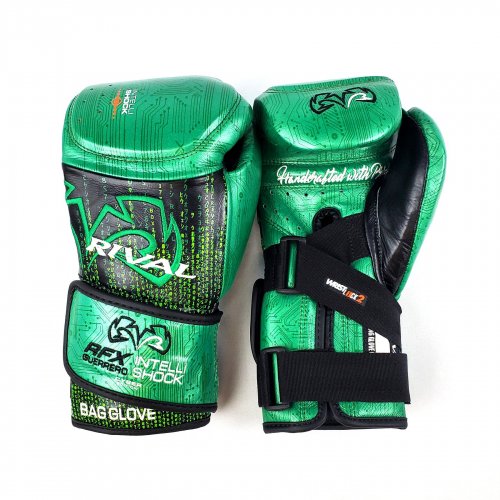 RIVAL RFX-Guerrero Intelli-Shock Bag Gloves-CYBER Edition- 緑/黒