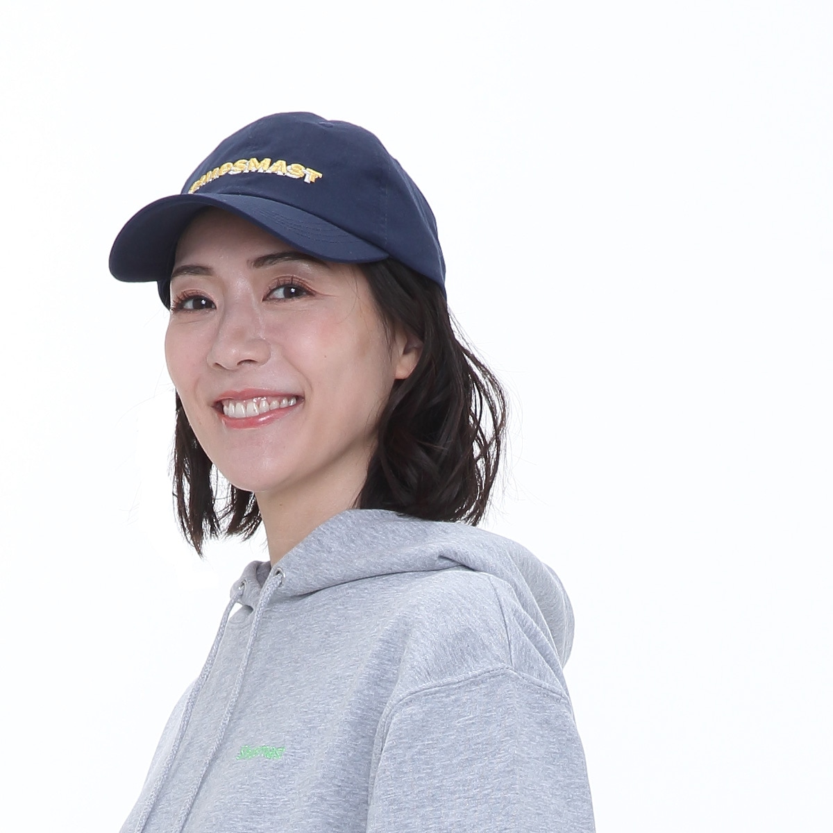ロゴ刺繍キャップ【ネイビー】 | PlusM Online Shop プラスエム
