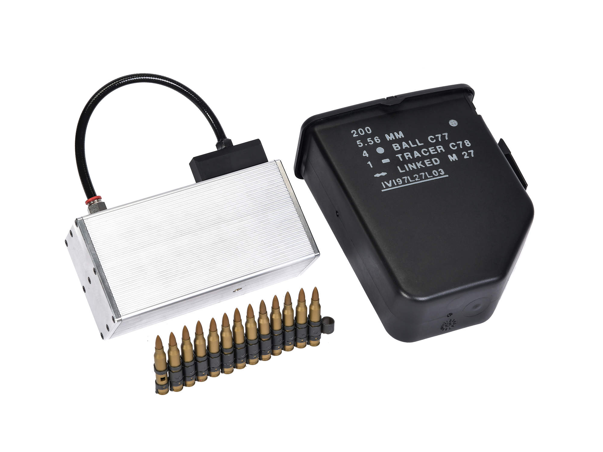 VFC M249 GBBR Ammo Box型ガスタンクセット (連結アダプター/ダミー