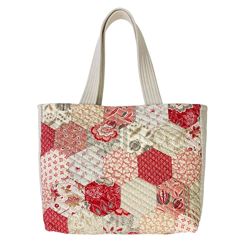 ヘキサゴンのワンパッチで作るトートバッグ | すべての商品 | キルト