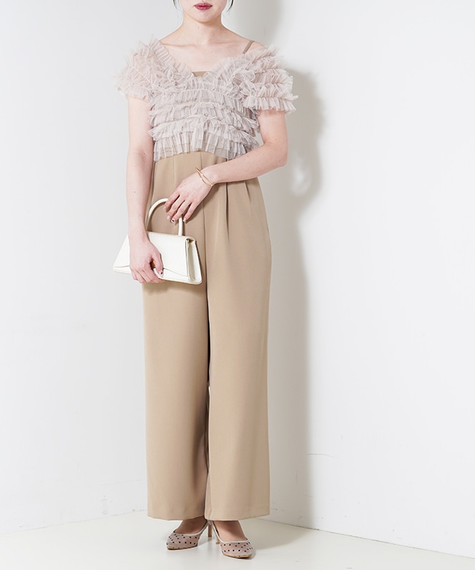 tulle vest aio dress | DRESS,PANTS DRESS | ROOM903 online