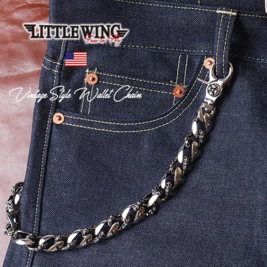 LITTLE WING 70'sアメリカンヴィンテージ 極太クロス刻印 ウォレット