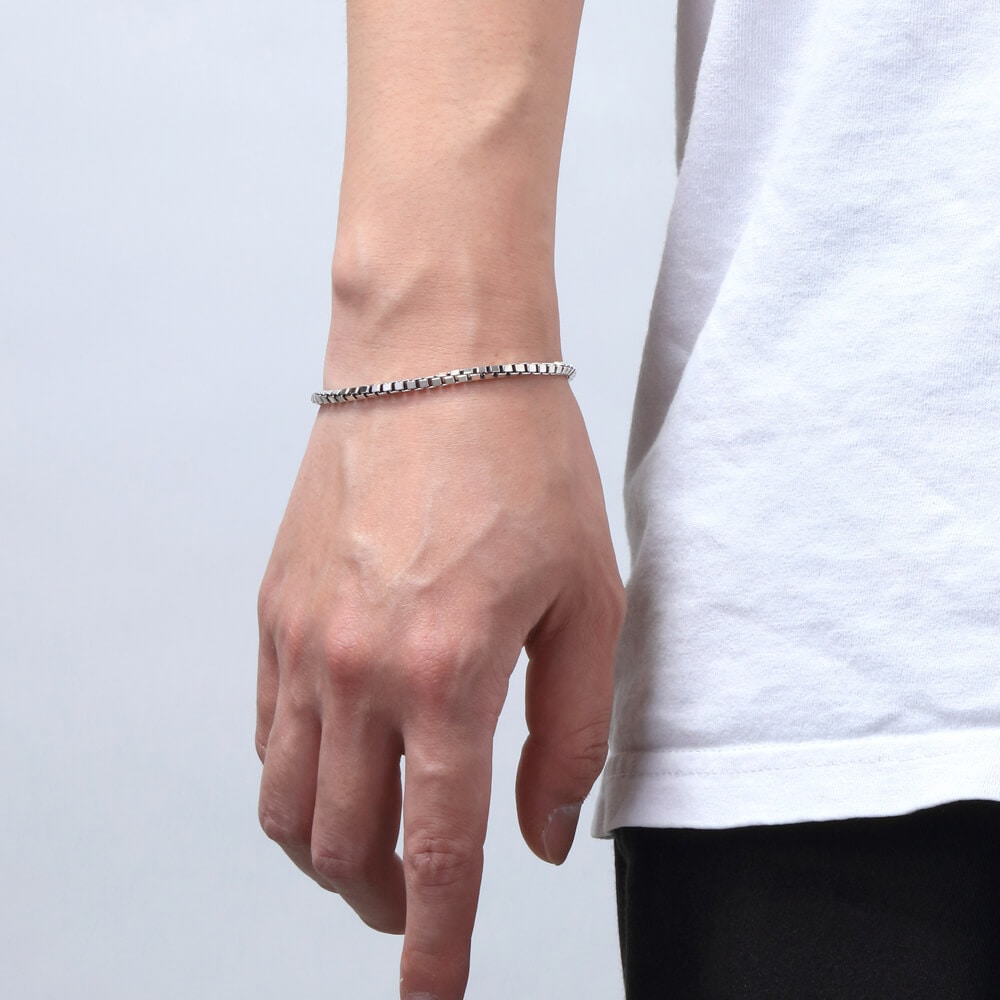 ベネチアンチェーン シルバー925 チェーンブレスレット｜すべての商品