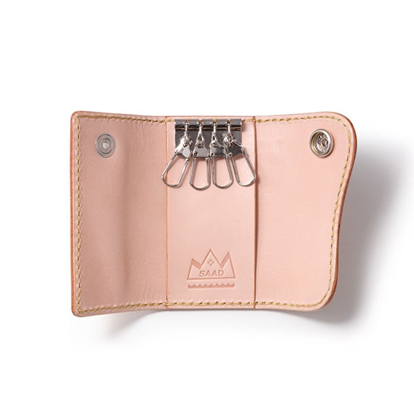 本革レザーキーケース ナチュラル サドルレザー｜全てのレザーアイテム