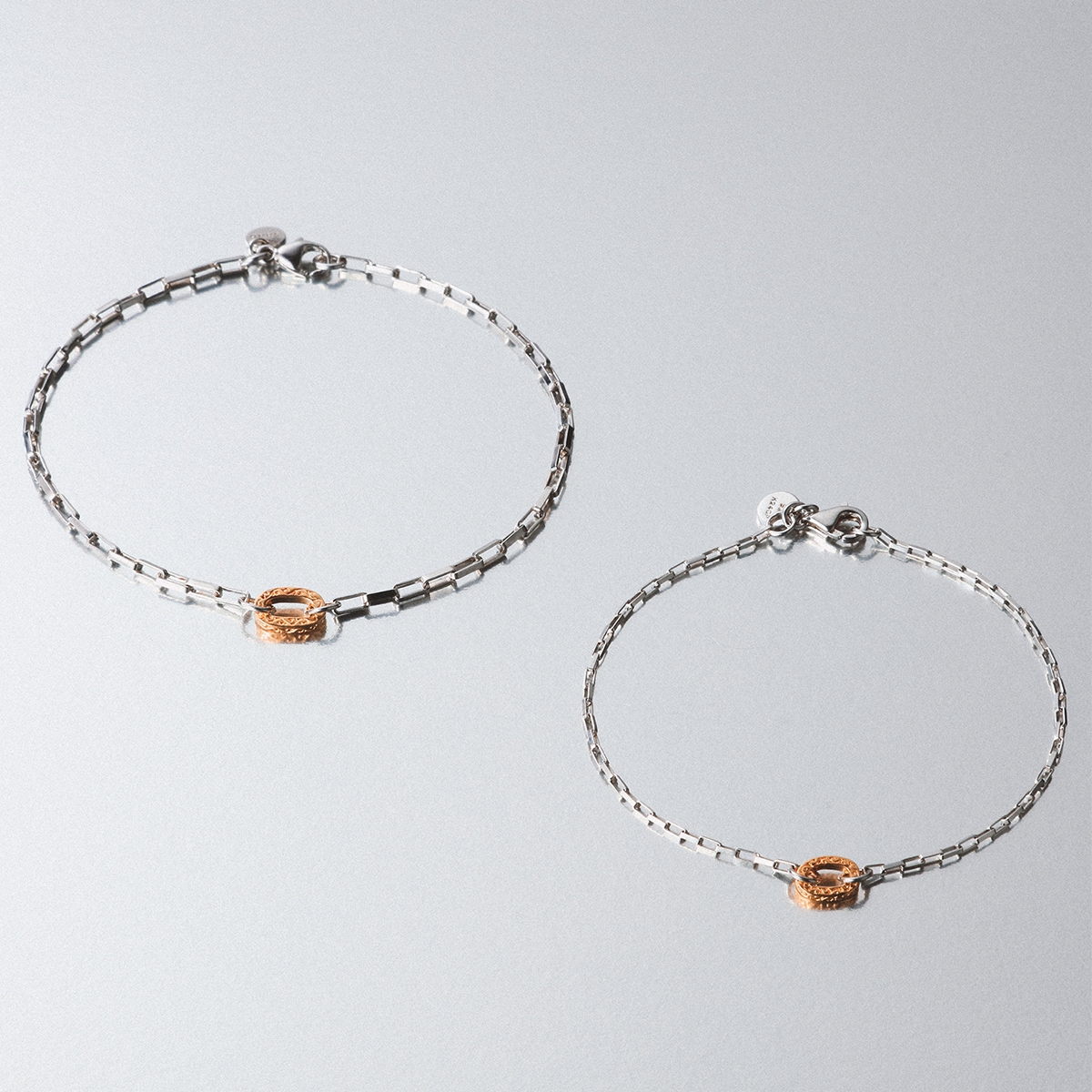 アラベスク シルバー925 K24（24金）ゴールドプレート チェーン