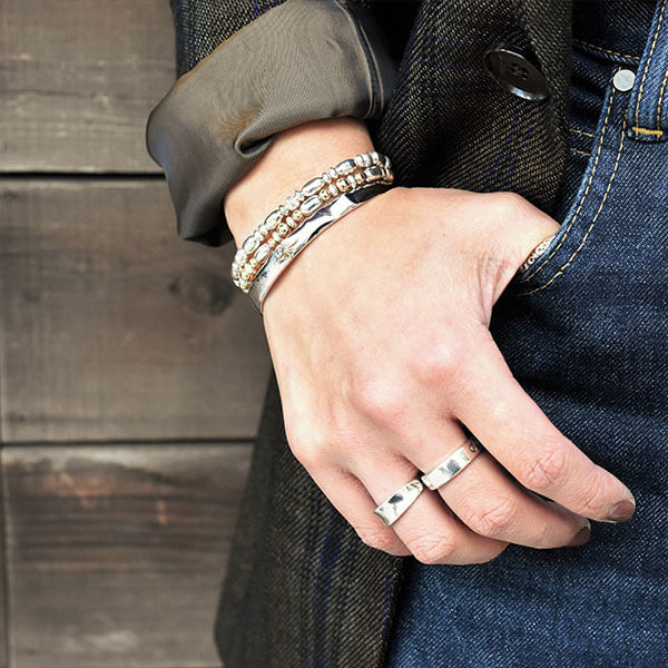 サンシンボル シルバー925バングル｜全てのシルバーアクセサリー