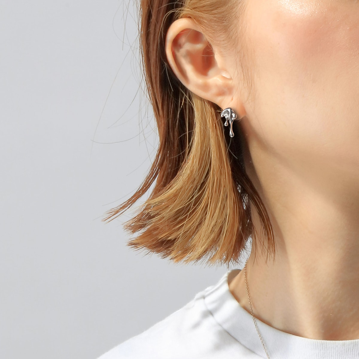 メルト シルバー925ピアス【片耳】｜全てのシルバーアクセサリー