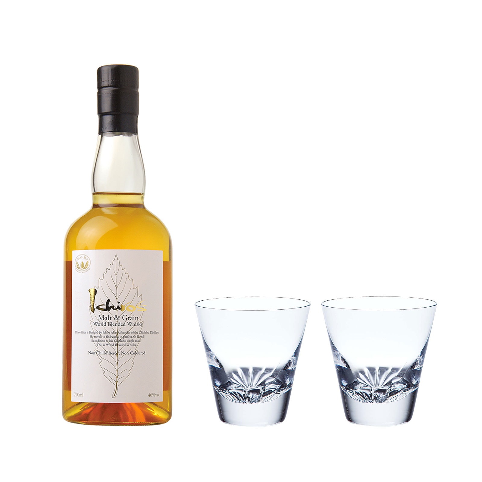 イチローズ モルト&グレーン ホワイトラベル 1本＋シーネ オールドペア