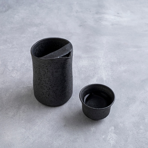 凍裂 酒器セット | CERAMIC-STUDIO GAKU 【 北海道 スロウなお買い物