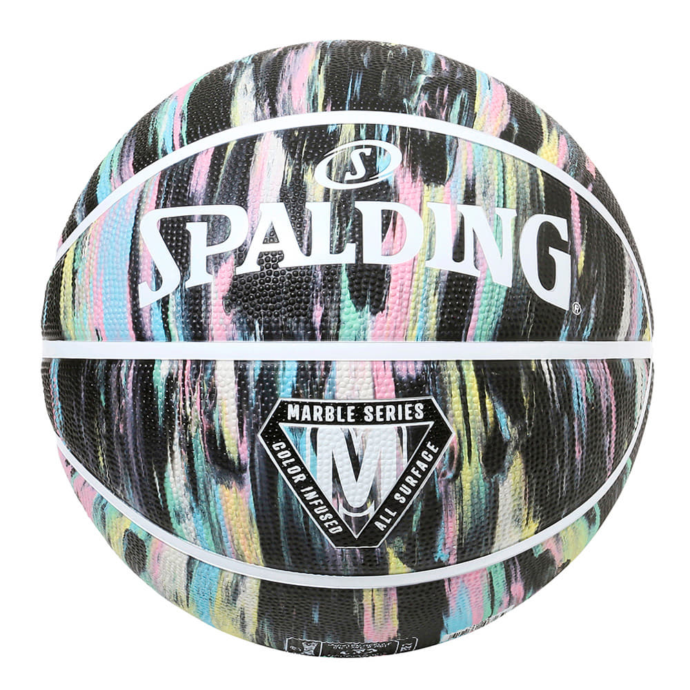 マーブル ブラックパステル ラバー 7号球 84-405Z | スポルディング