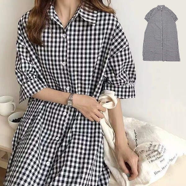 ギンガムチェックシャツワンピース | レディース,ワンピース・ドレス