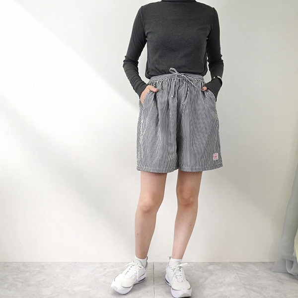 先染めストライプショートパンツ | レディース,パンツ,ショートパンツ