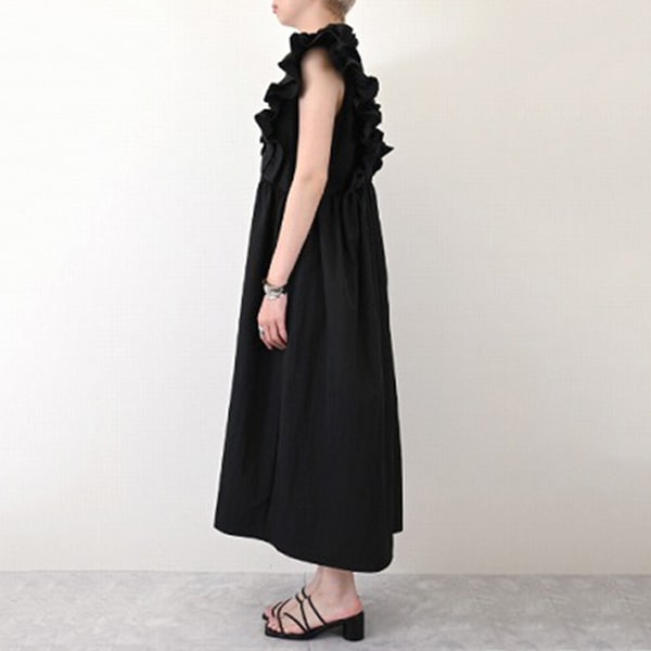 TNタフタフリルノースリーブワンピース | レディース,ワンピース