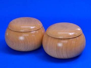 囲碁 木製碁笥 桜 特大 ※蛤碁石36号まで収納可能 | 碁笥・碁笥箱・碁笥