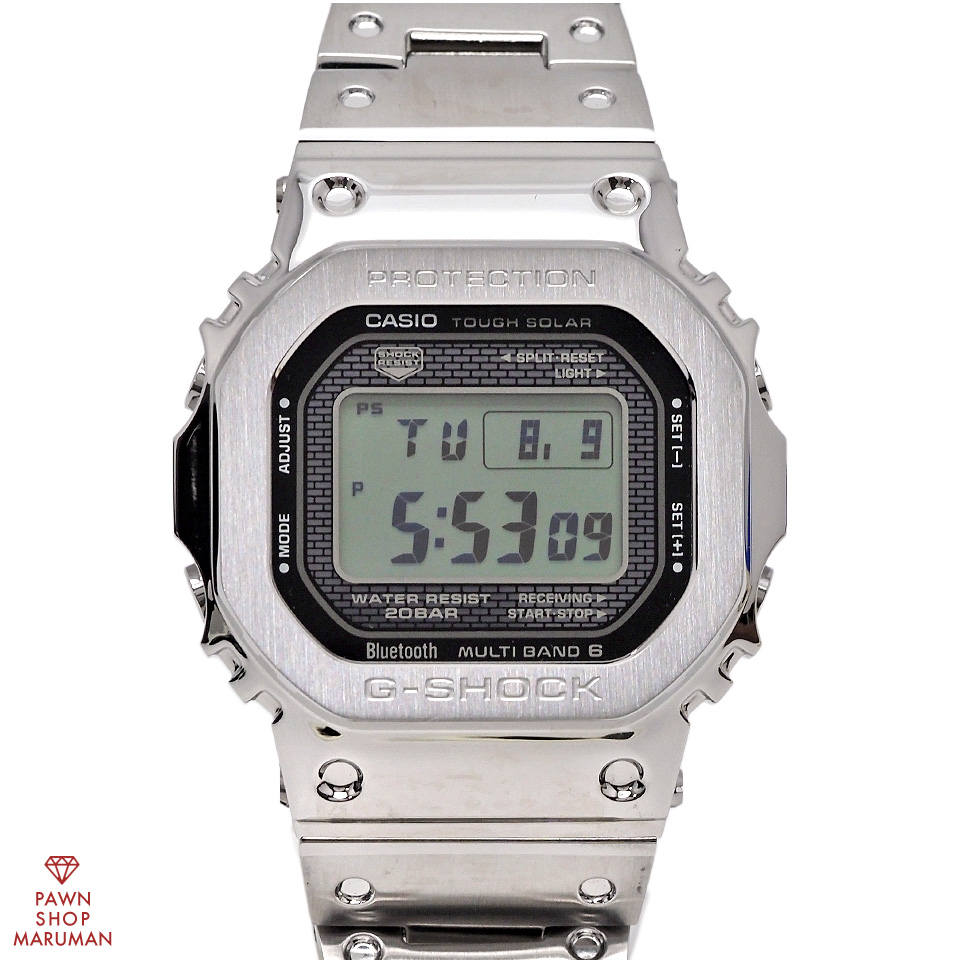 CASIO カシオ G-SHOCK フルメタル Bluetooth GMW-B5000D-1JF ソーラー