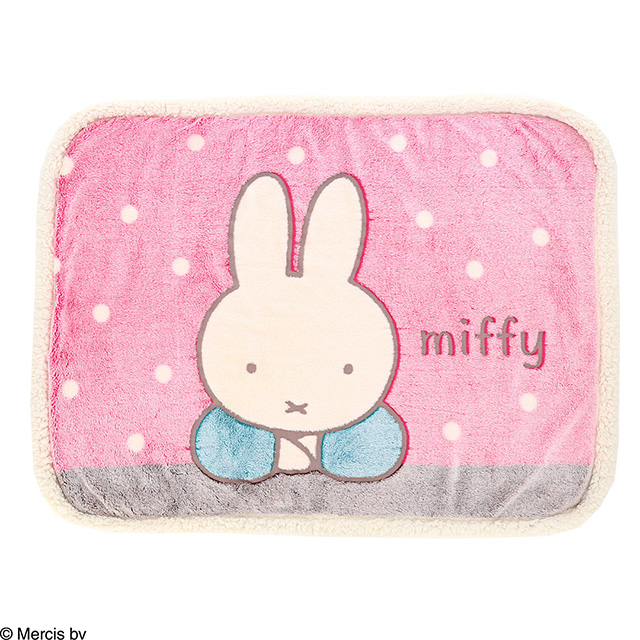 miffy ミッフィー ぬくもりピンク シープボアひざ掛け | タオル製品を