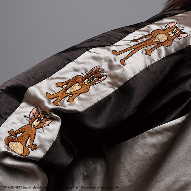 キャラジャン】トムとジェリー ファニースタイル スカジャン(L