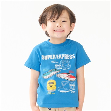 JR新幹線電車蓄光プリント半袖Tシャツ 半袖Tシャツ｜子供服・ベビー服